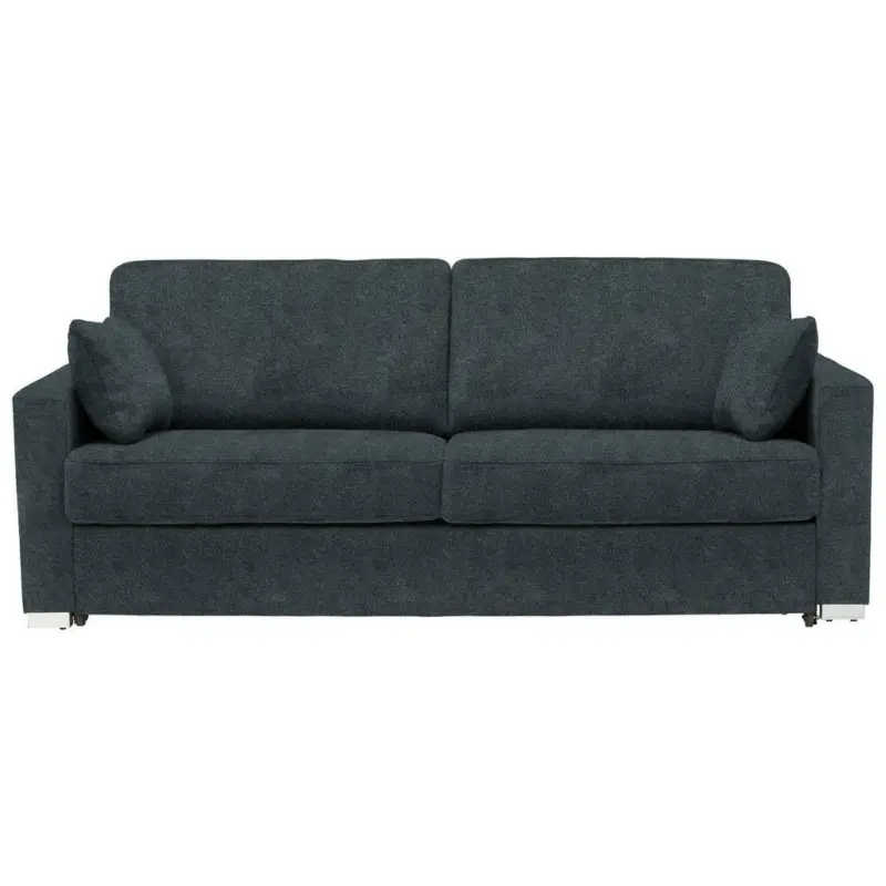 Schlafsofa in Webstoff Anthrazit