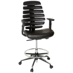 Drehstuhl in Schwarz