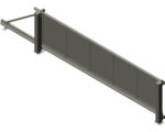 Hornbach Schiebetor ALBERTS Mosaik links öffnend 5000 x 1600 mm freitragend Füllung Glattblech anthrazit