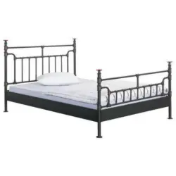 Metallbett 140/200 cm in Anthrazit