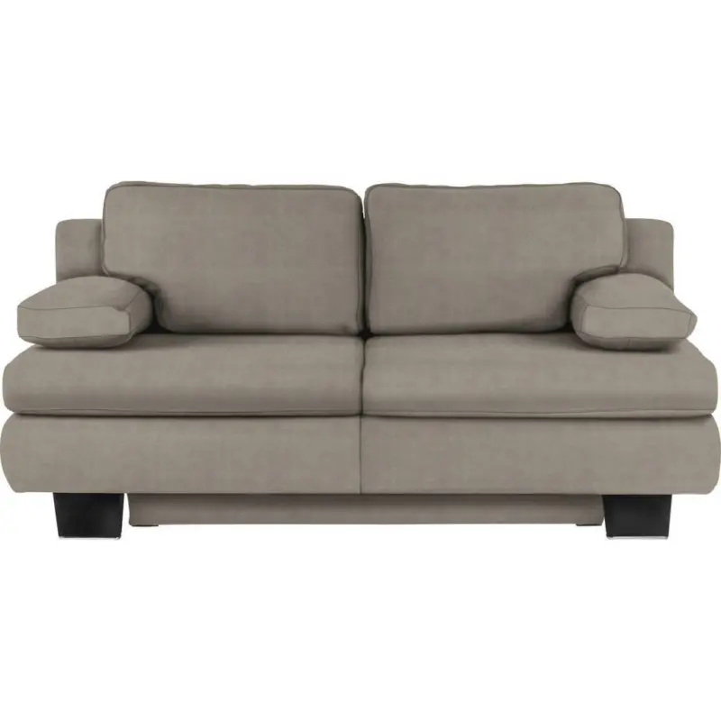 Schlafsofa in Flachgewebe Greige