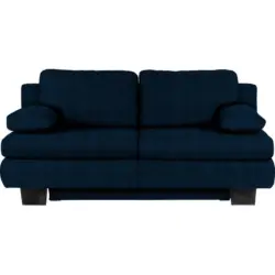 Schlafsofa in Flachgewebe Dunkelblau