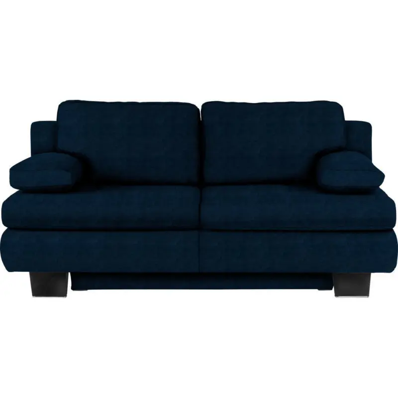 Schlafsofa in Flachgewebe Dunkelblau