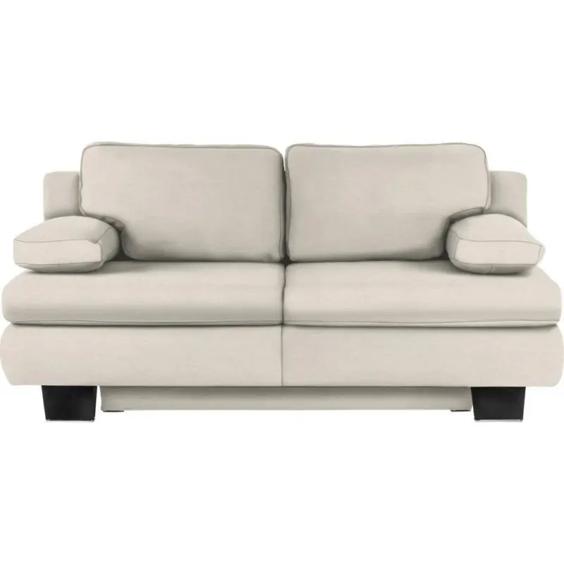 Schlafsofa in Flachgewebe Creme