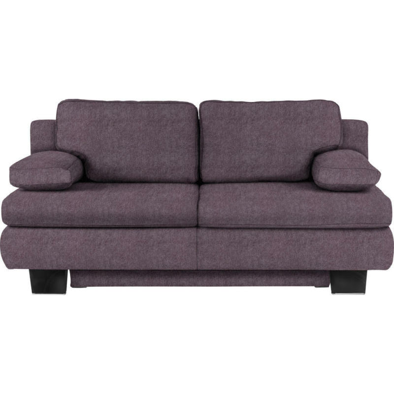 Schlafsofa in Webstoff Violett