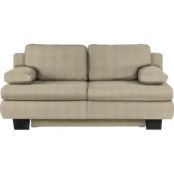 Schlafsofa in Webstoff Naturfarben