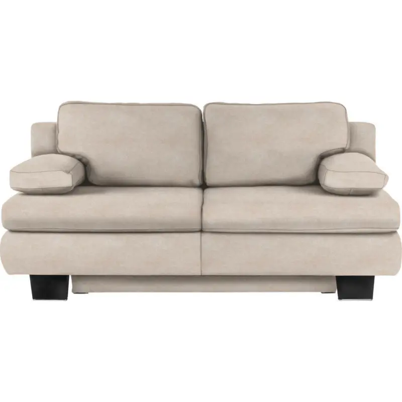 Schlafsofa in Flachgewebe Champagner