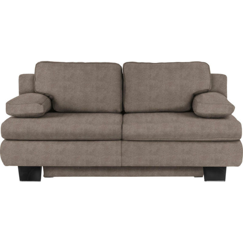 Schlafsofa in Flachgewebe Taupe