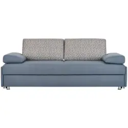 Liege in Flachgewebe Blau