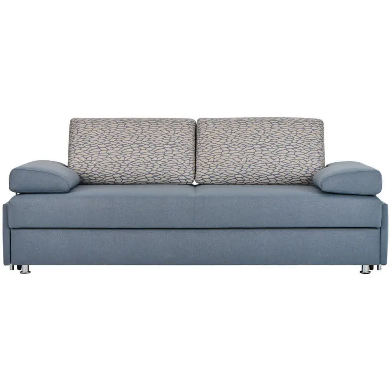 Liege in Flachgewebe Blau