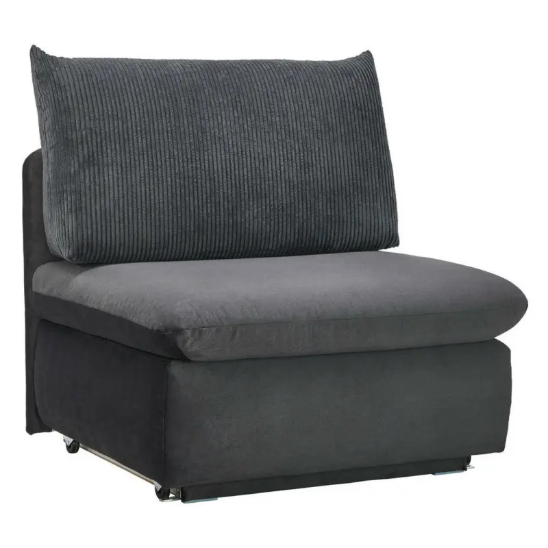 Schlafsessel in Kord Anthrazit