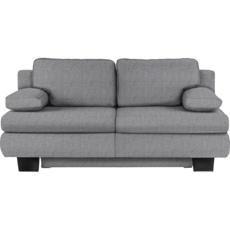Schlafsofa in Webstoff Graphitfarben