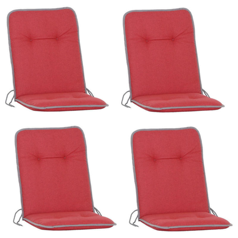 Sesselauflagenset in Rot