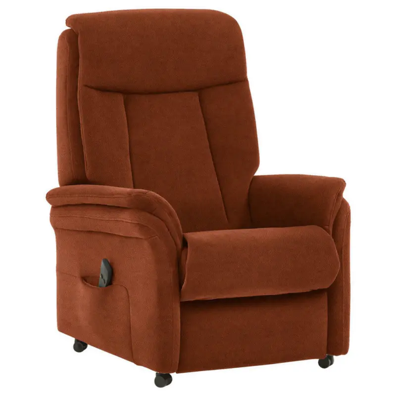 Fernsehsessel in Mikrofaser Orange