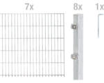 Hornbach Doppelstabmattenset ALBERTS 6/5/6 1400 x 140 cm feuerverzinkt