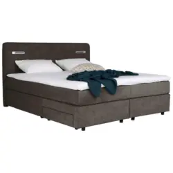 Boxspringbett 180/200 cm in Braun