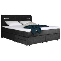 Boxspringbett 120/200 cm in Schwarz