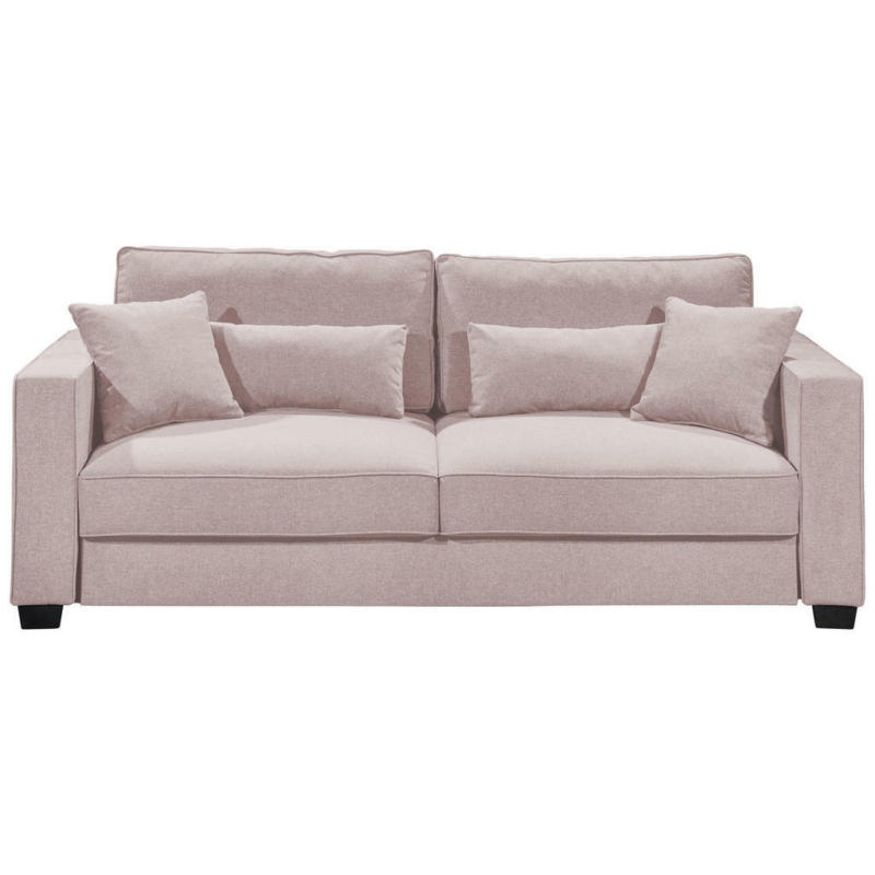 Schlafsofa in Mikrovelours Rosa