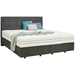 Boxspringbett 180/200 cm in Anthrazit