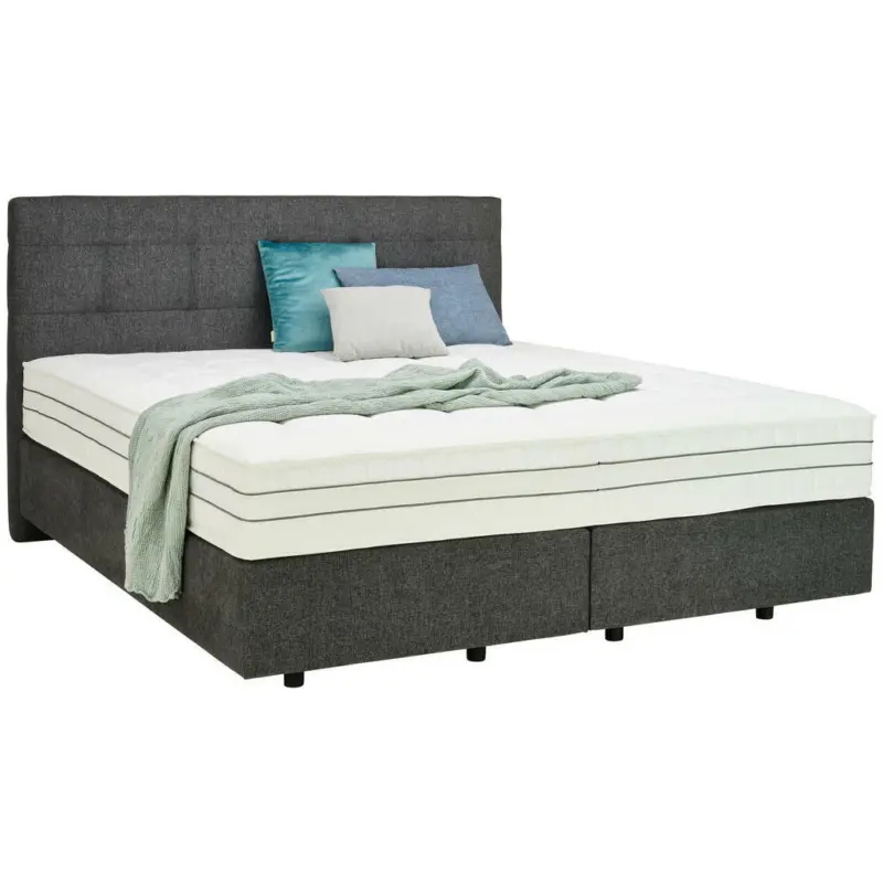 Boxspringbett 180/200 cm in Anthrazit