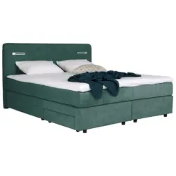 Boxspringbett 120/200 cm in Grün