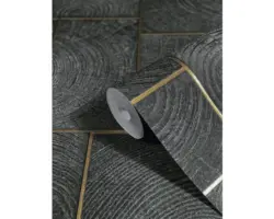 MARBURG Vliestapete 85743 Natural Opulence Holz-Optik schwarz