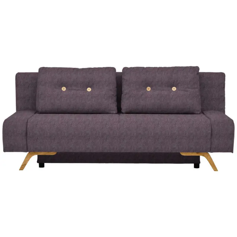 Schlafsofa in Webstoff Rosa