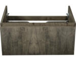 Hornbach Waschbeckenunterschrank Sanox Frozen 3D 40x80x45 cm ohne Waschbecken harbor oak