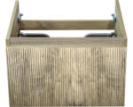 Hornbach Waschbeckenunterschrank Sanox Frozen 3D 40x60x45 cm ohne Waschbecken französische Eiche