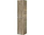 Hornbach Hochschrank Sanox Frozen 3D 170x35x35 cm mit 2 Türen grain oak