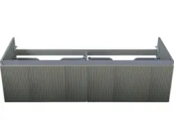 Waschbeckenunterschrank Sanox Frozen 3D 40x140x45 cm ohne Waschbecken petrol