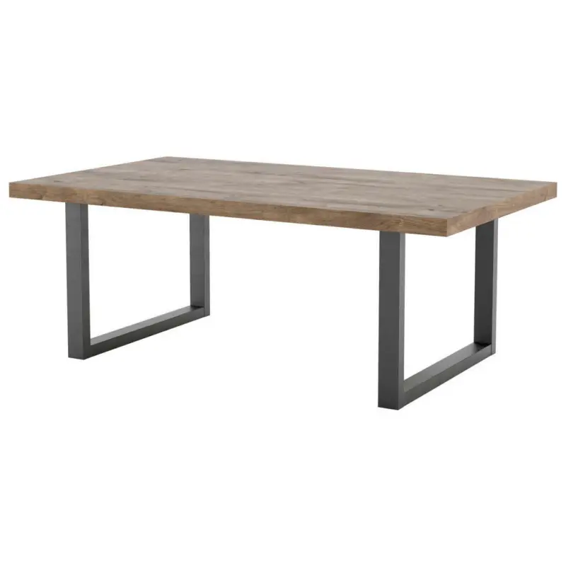 Couchtisch in Metall, Holzwerkstoff 120/70/45 cm