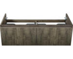 Hornbach Waschbeckenunterschrank Sanox Frozen 3D 43x120x45 cm ohne Waschbecken harbor oak