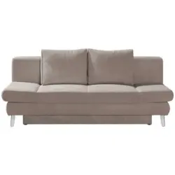 Schlafsofa in Kord Beige