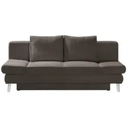 Schlafsofa in Kord Braun