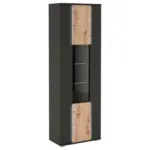 XXXLutz Lauterach - Ihr Möbelhaus bei Bregenz Vitrine in Schwarz, Eiche Artisan