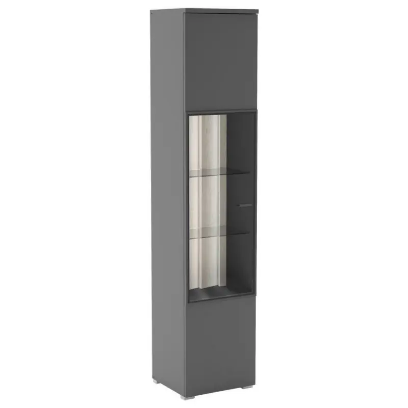Vitrine in Grau