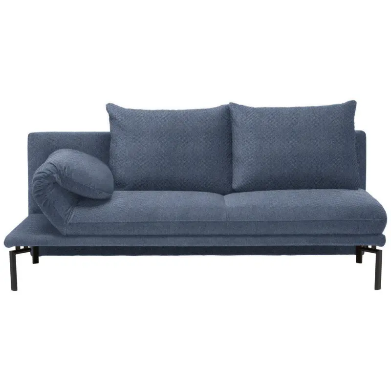 Liege in Webstoff Blau