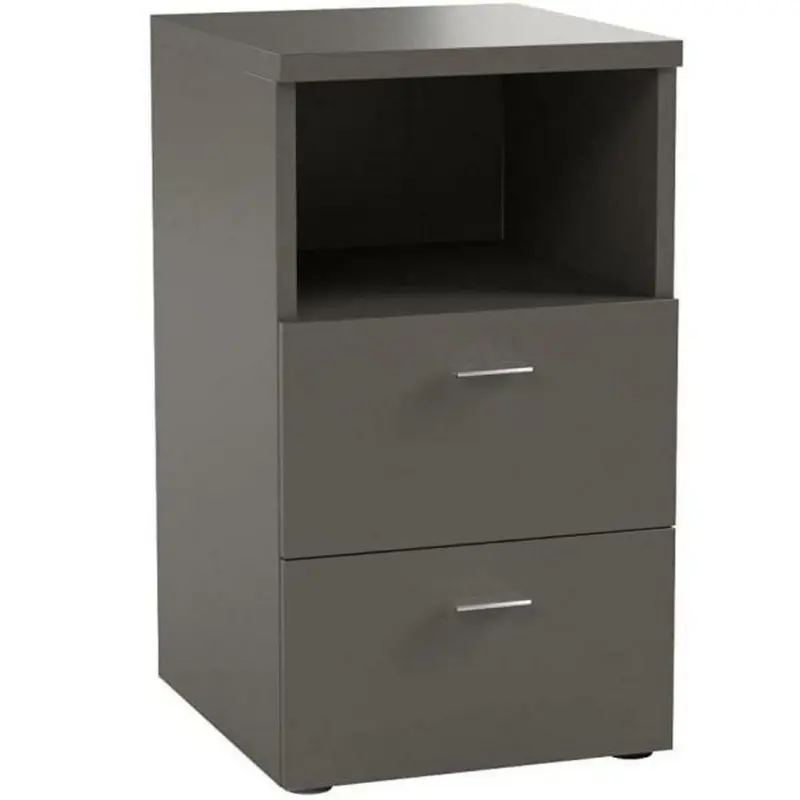 Nachtk&auml;stchen in Grau