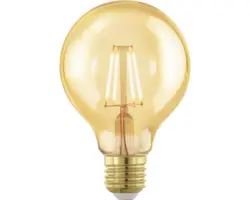 LED-Lampe G80 E27 / 4 W ( 28 W ) amber 300 lm 1700 K warmweiß