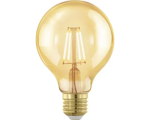 LED-Lampe G80 E27 / 4 W ( 28 W ) amber 300 lm 1700 K warmweiß