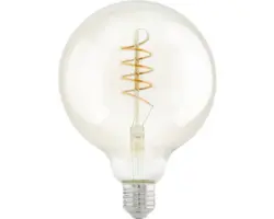 LED-Lampe G125 E27 / 4 W ( 26 W ) klar 270 lm 2200 K warmweiß