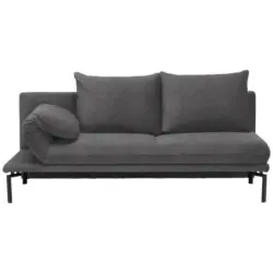 Liege in Webstoff Dunkelgrau