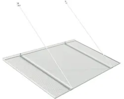 RORO Vordach COBURG 1200x690x740 mm weiß