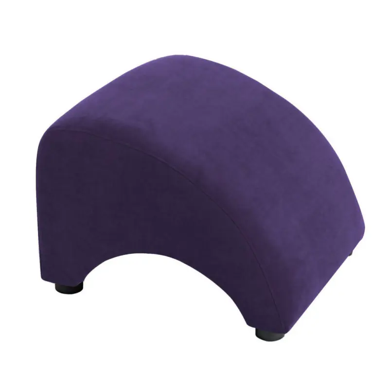 Hocker in Textil Violett