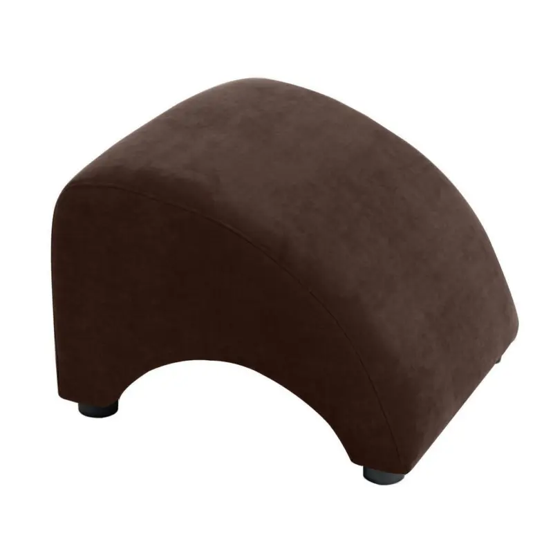 Hocker in Textil Braun