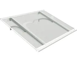 RORO Vordach MERING 1200x840x335 mm weiß