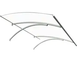 RORO Vordach HOF 1200x850x250 mm weiß