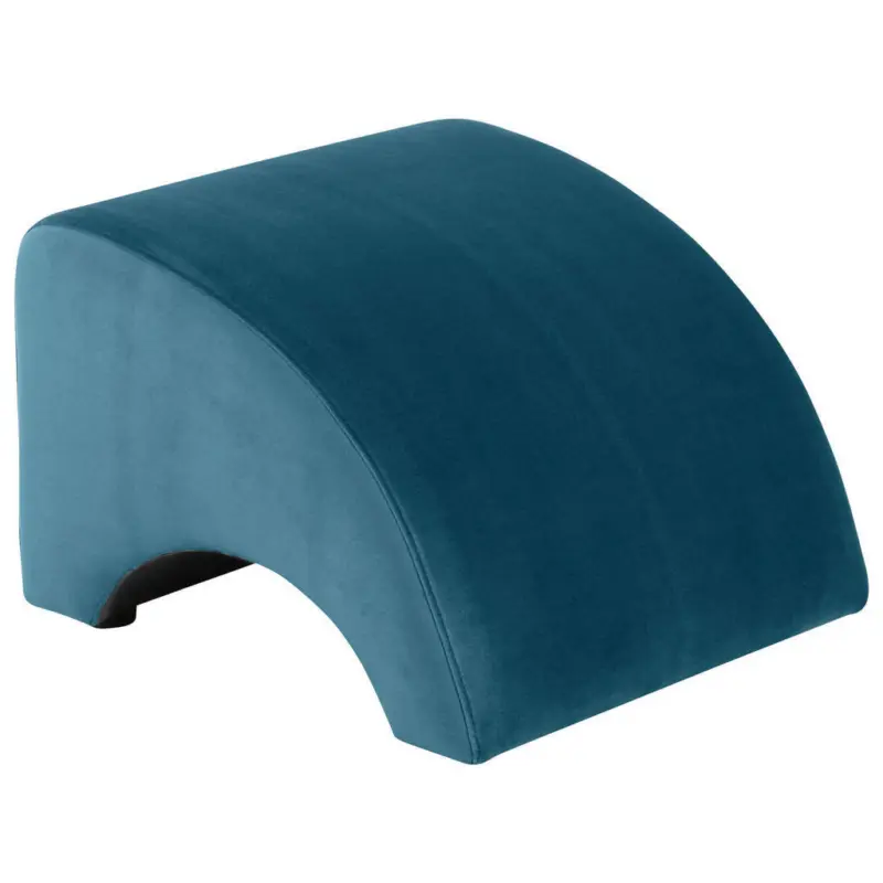 Hocker in Textil Petrol