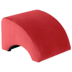Hocker in Textil Rot